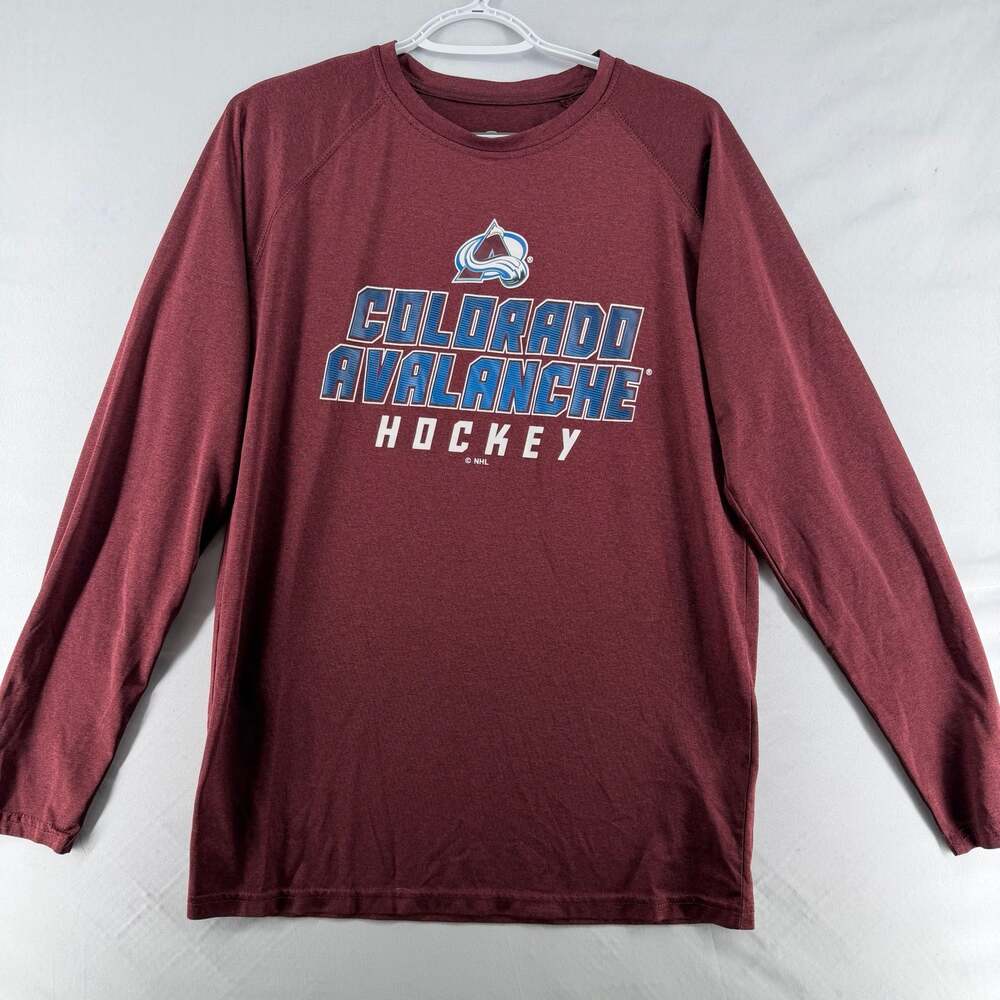 1444 Reebok Colorado Avalanche Authentic Pro Rink Tech Long Sleeve T-Shirt